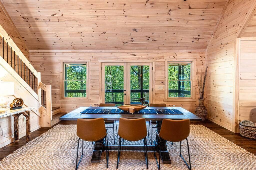 Luxe Family Cabin 8 Min To Downtown บลูริดจ์ ภายนอก รูปภาพ